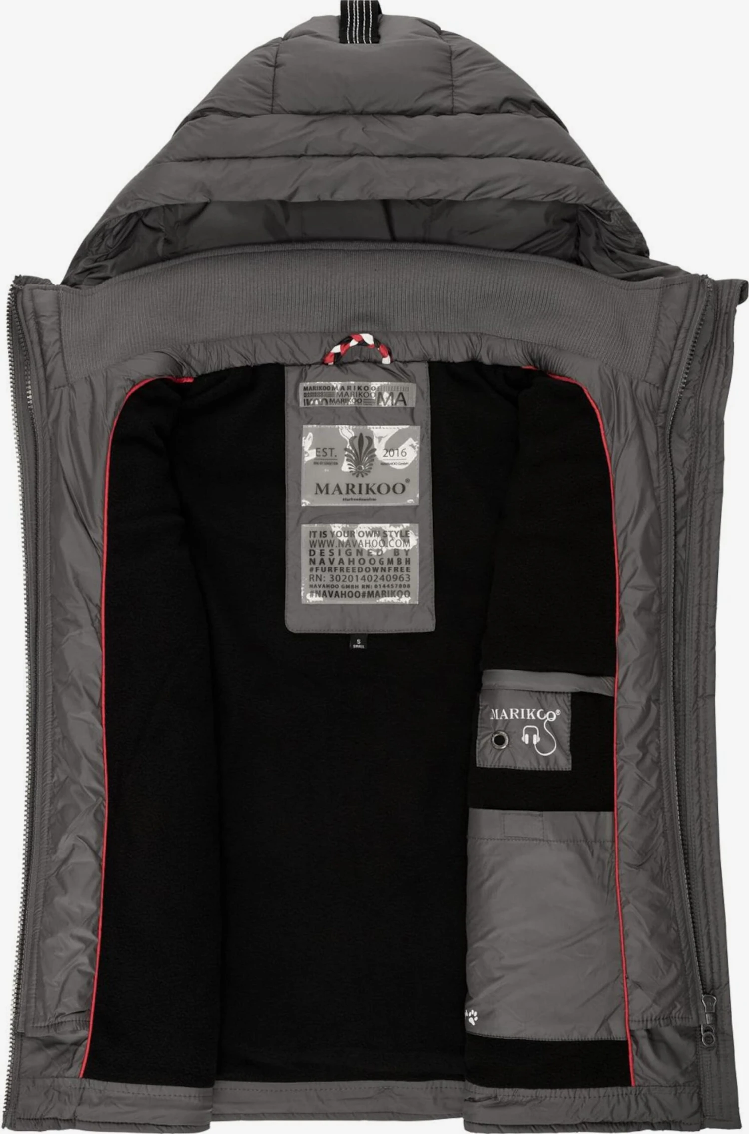 Marikoo Bodywarmers Bodywarmer Taisaa Dames Donkergrijs 8 Marikoo Bodywarmers Bodywarmer Taisaa Dames Donkergrijs - Afbeelding 6