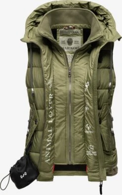 Marikoo Bodywarmers Bodywarmer Taisaa Dames Kaki 12 Marikoo Bodywarmers Bodywarmer Taisaa Dames Kaki -Marikoo 056ae9c4c2a37e4a2c12c9492ca0c8b7