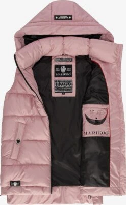 Marikoo Bodywarmers Bodywarmer Zarinaa Dames Rosa -Marikoo 06aaa8a14b122e4c4bac2a42a58b3a14