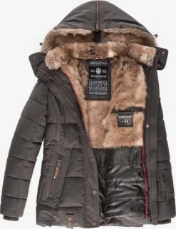 Marikoo Gewatteerde Jassen Winterjas Nekoo Dames Aardetinten -Marikoo 07cab9ff8b47e7266aa0e9d10024dfc4