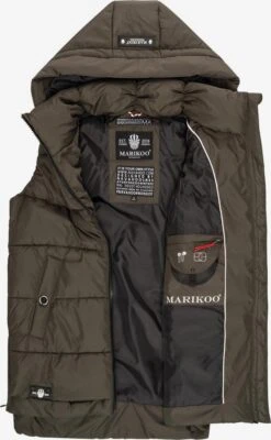 Marikoo Bodywarmers Bodywarmer Zarinaa Dames Antraciet -Marikoo 0f3f902d3f8757eac9c2ab21f97d63b7