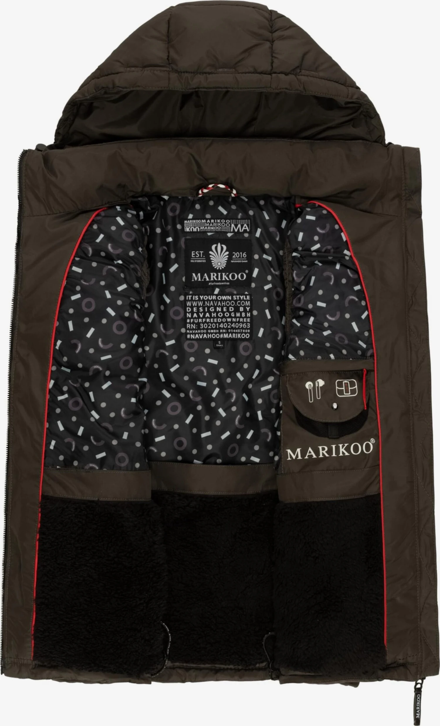 Marikoo Bodywarmers Bodywarmer Dames Antraciet 7 Marikoo Bodywarmers Bodywarmer Dames Antraciet - Afbeelding 5