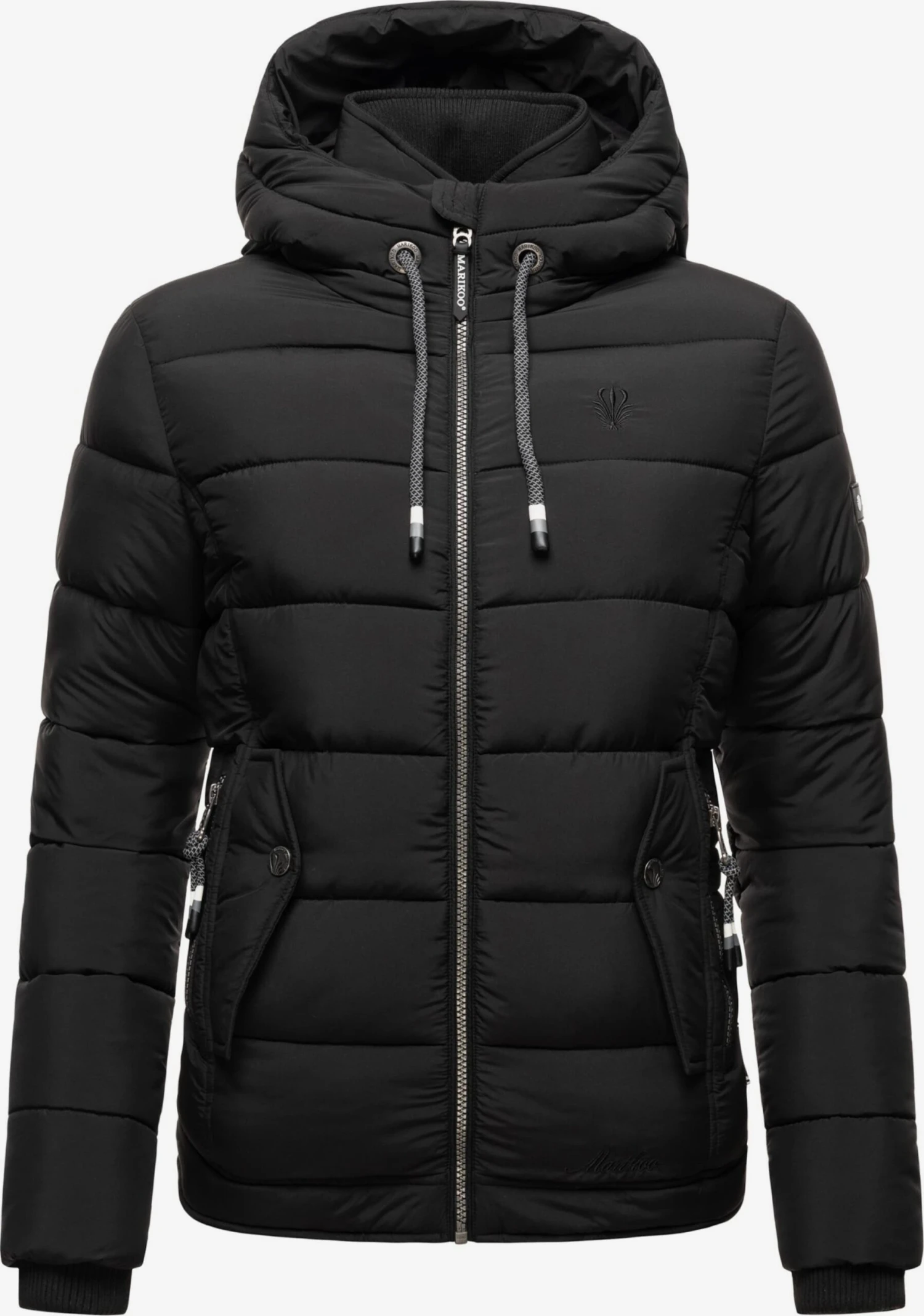 Marikoo Winterjassen Winterjas Taisaa Dames Zwart 6 Marikoo Winterjassen Winterjas Taisaa Dames Zwart - Afbeelding 4