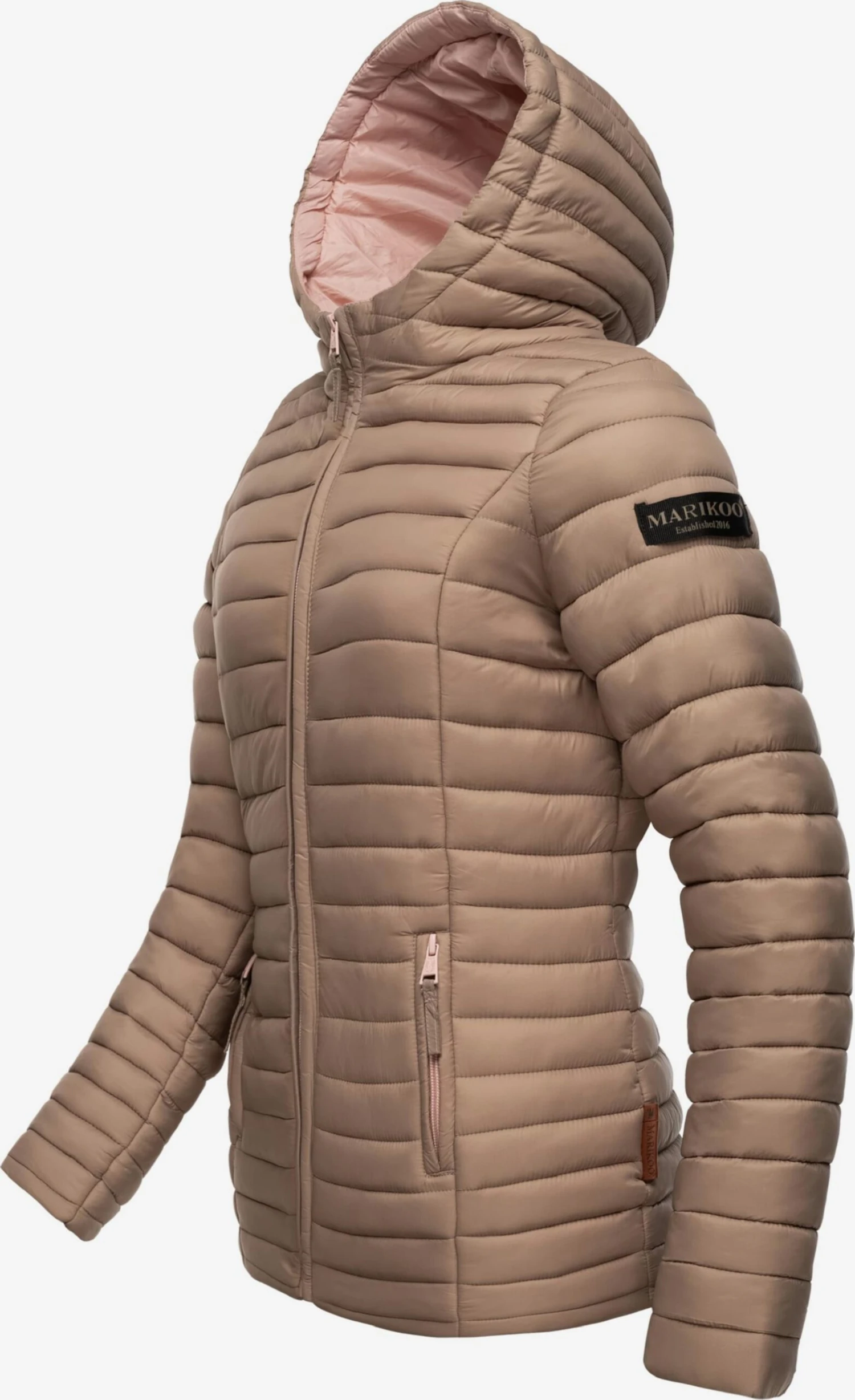 Marikoo Tussenjassen Tussenjas Asraa Dames Bruin 4 Marikoo Tussenjassen Tussenjas Asraa Dames Bruin - Afbeelding 2