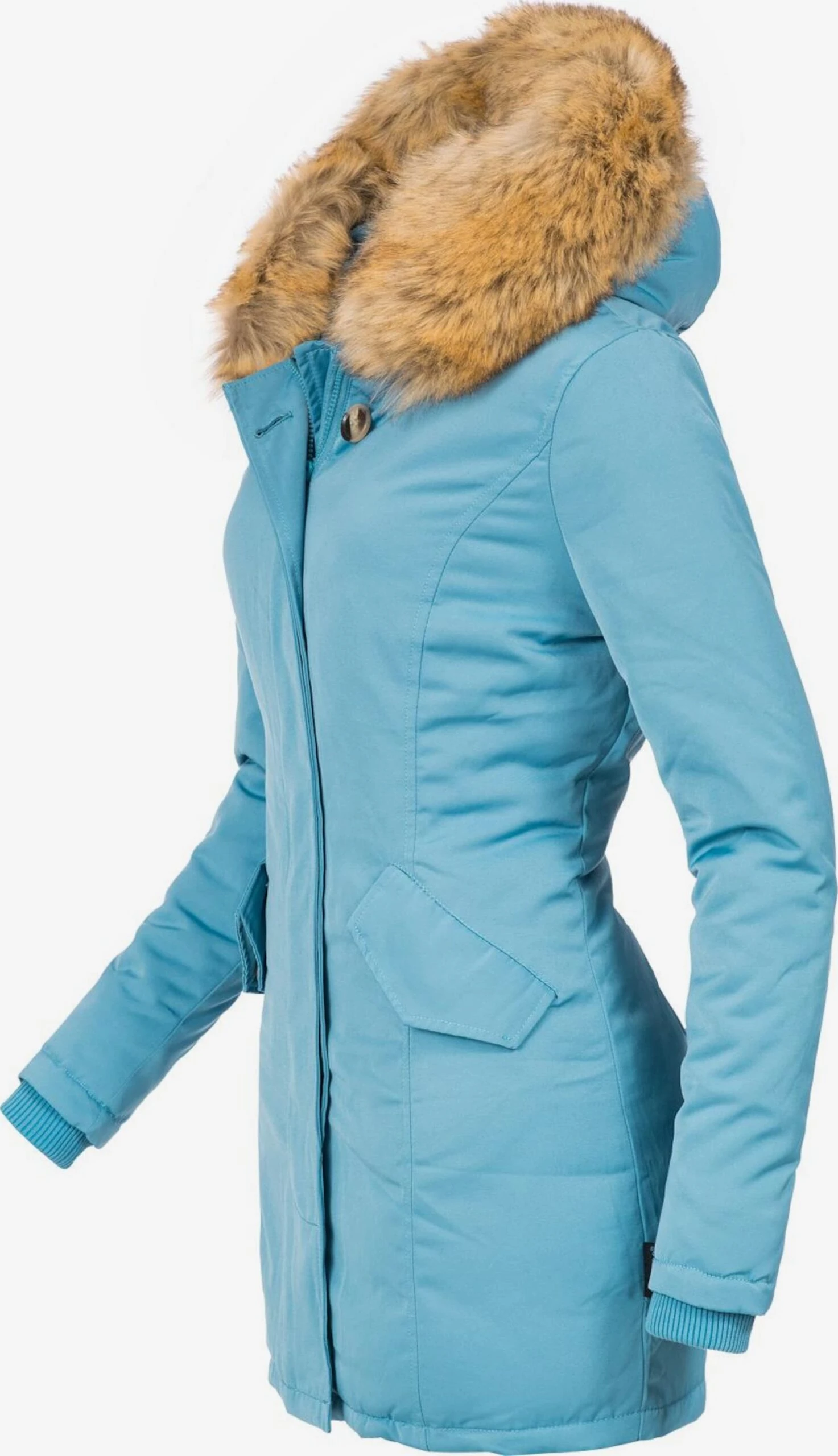 Marikoo Parkas Winterparka Karmaa Dames Lichtblauw 5 Marikoo Parkas Winterparka Karmaa Dames Lichtblauw - Afbeelding 3