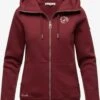 Marikoo Sweatvesten Sweatvest Setsunaa Dames Bordeaux -Marikoo 1935626067b73a50b03531bfe4f451e1