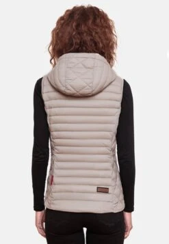 Marikoo Bodywarmers Bodywarmer Hasenpfote Dames Lichtgrijs -Marikoo 231f6dfe328f025874b356577f458abe