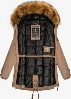 Marikoo Parkas Winterparka La Viva Dames Lichtbeige -Marikoo 249989c290518344b8112fad5e2bfc5a