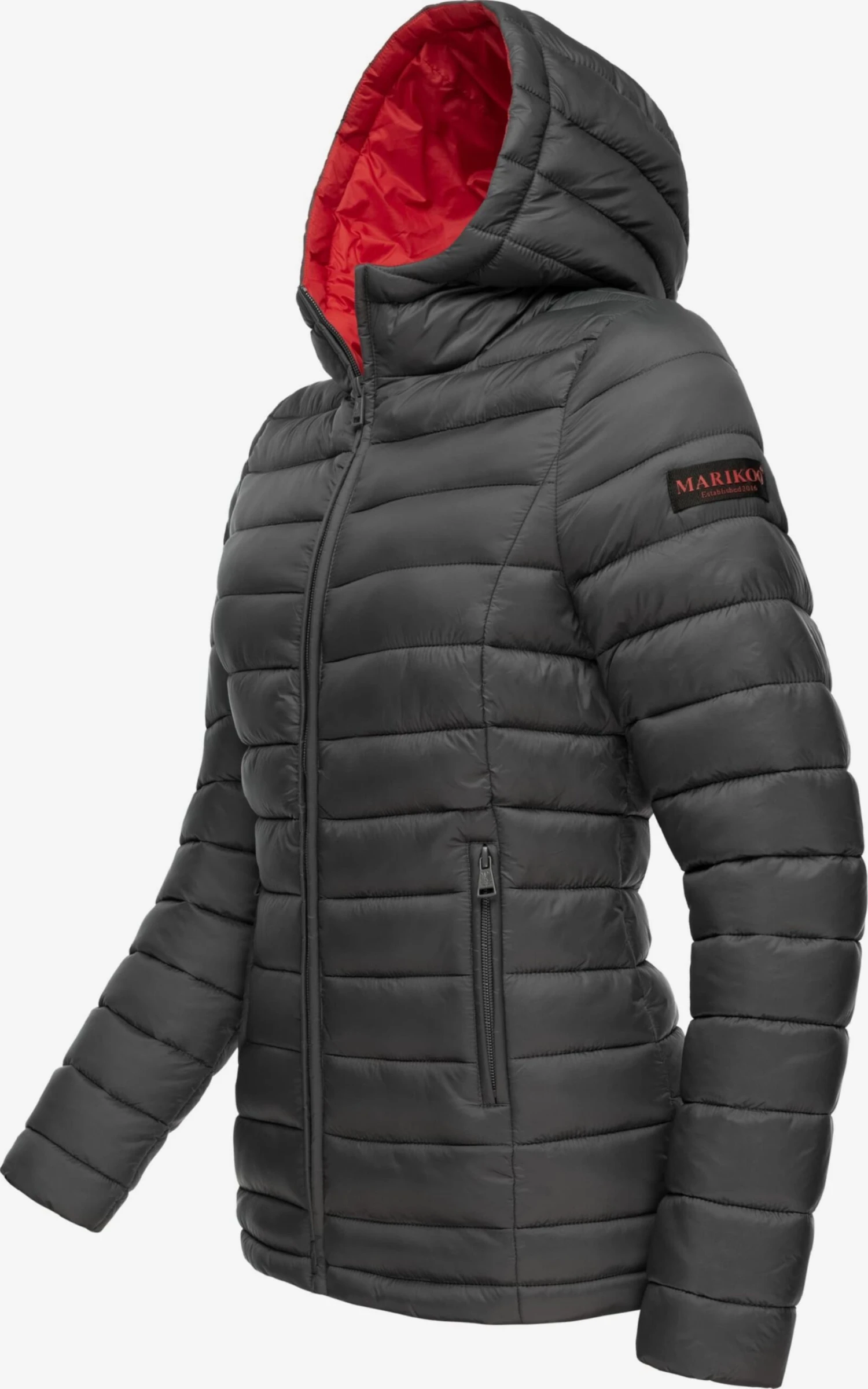 Marikoo Outdoor Jassen Functionele Jas Dames Antraciet 4 Marikoo Outdoor Jassen Functionele Jas Dames Antraciet - Afbeelding 2