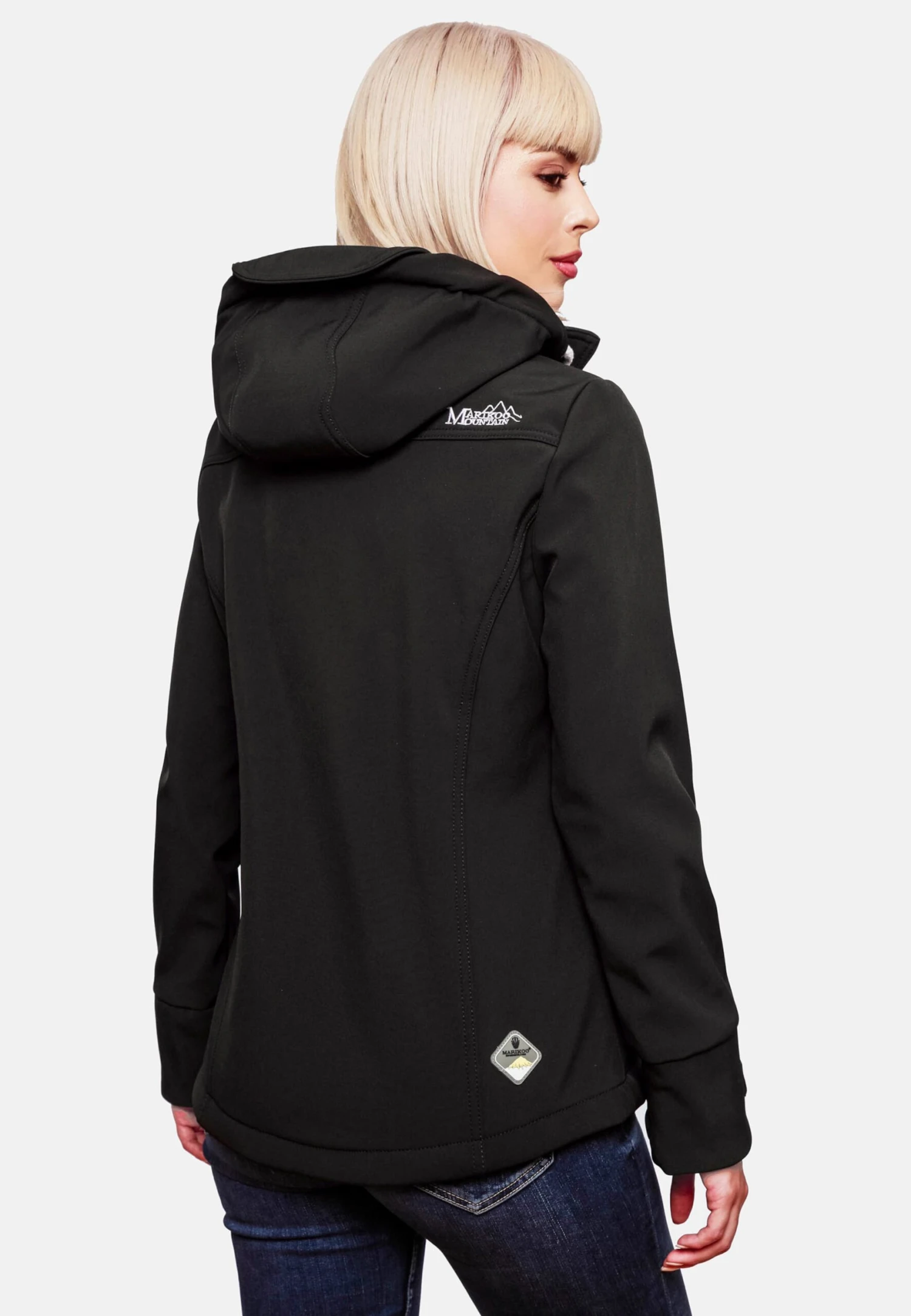 Marikoo Tussenjassen Tussenjas Dames Zwart 8 Marikoo Tussenjassen Tussenjas Dames Zwart - Afbeelding 6