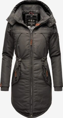 Marikoo Parkas Winterparka Kamii Dames Grijs