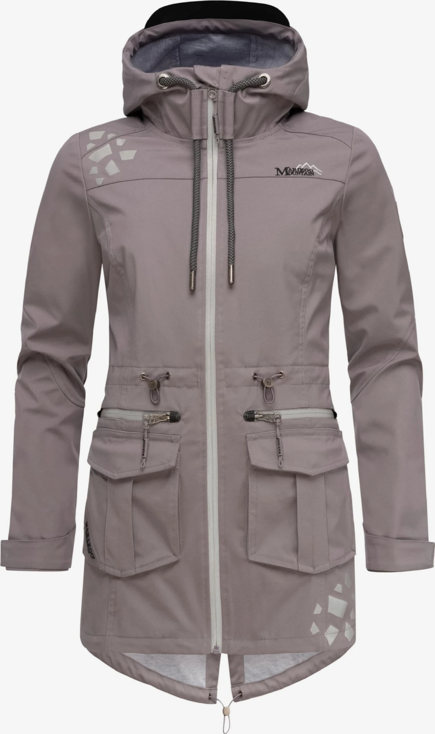 Marikoo Outdoor Jassen Functionele Jas Ulissaa Dames Taupe 6 Marikoo Outdoor Jassen Functionele Jas Ulissaa Dames Taupe - Afbeelding 4