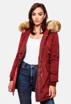 Marikoo Parkas Winterparka Karmaa Dames Rood / Bloedrood -Marikoo 2919ec6cca1f5ba2576018533c2f6052