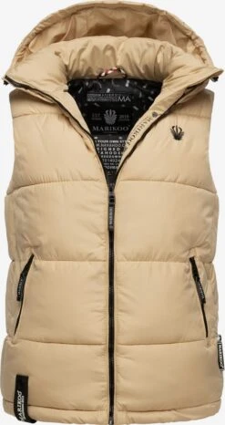 Marikoo Bodywarmers Bodywarmer Eisflöckchen Dames Beige -Marikoo 29dc96899f7ce84c426f696c162f2feb