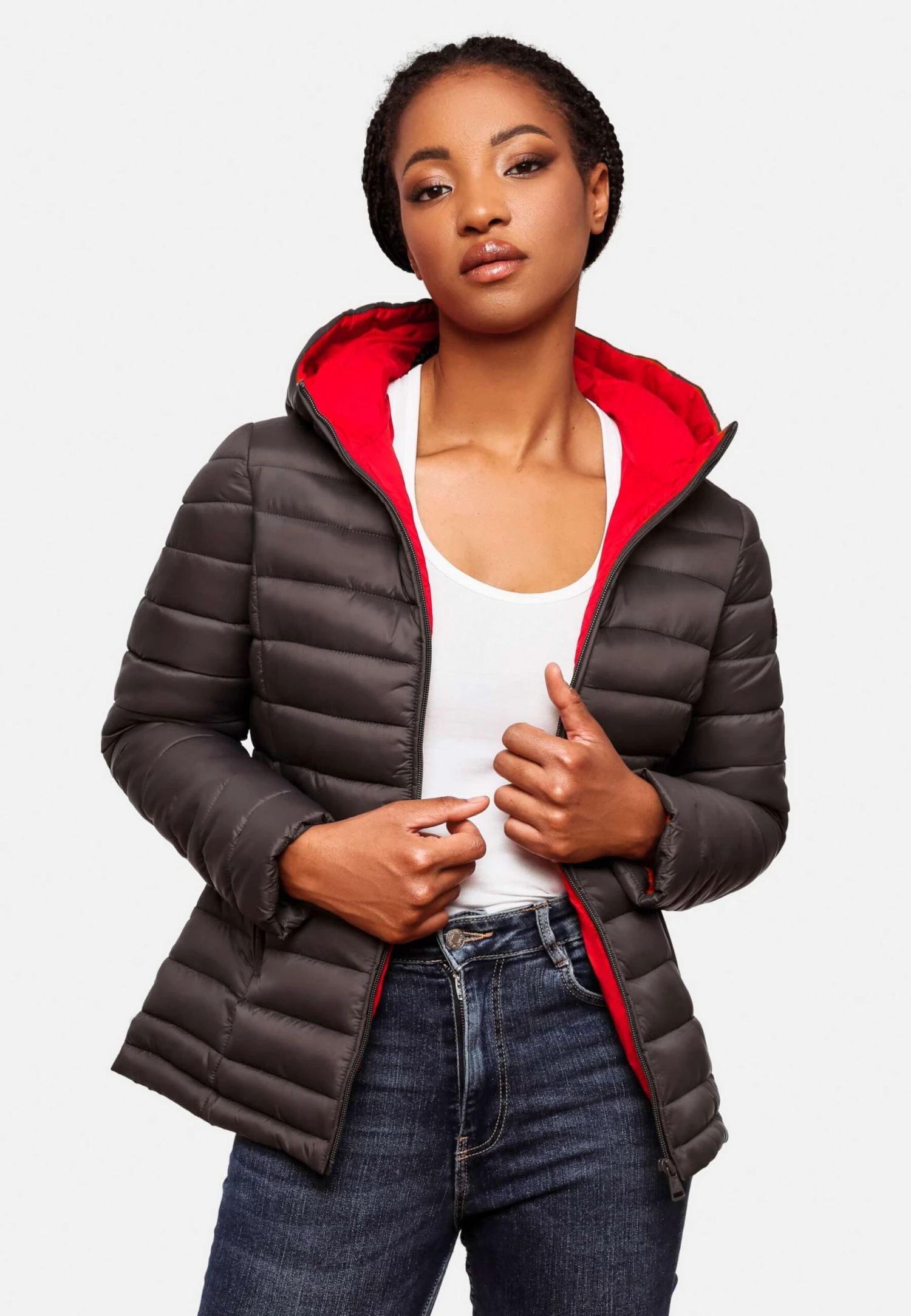 Marikoo Outdoor Jassen Functionele Jas Dames Antraciet 10 Marikoo Outdoor Jassen Functionele Jas Dames Antraciet - Afbeelding 8