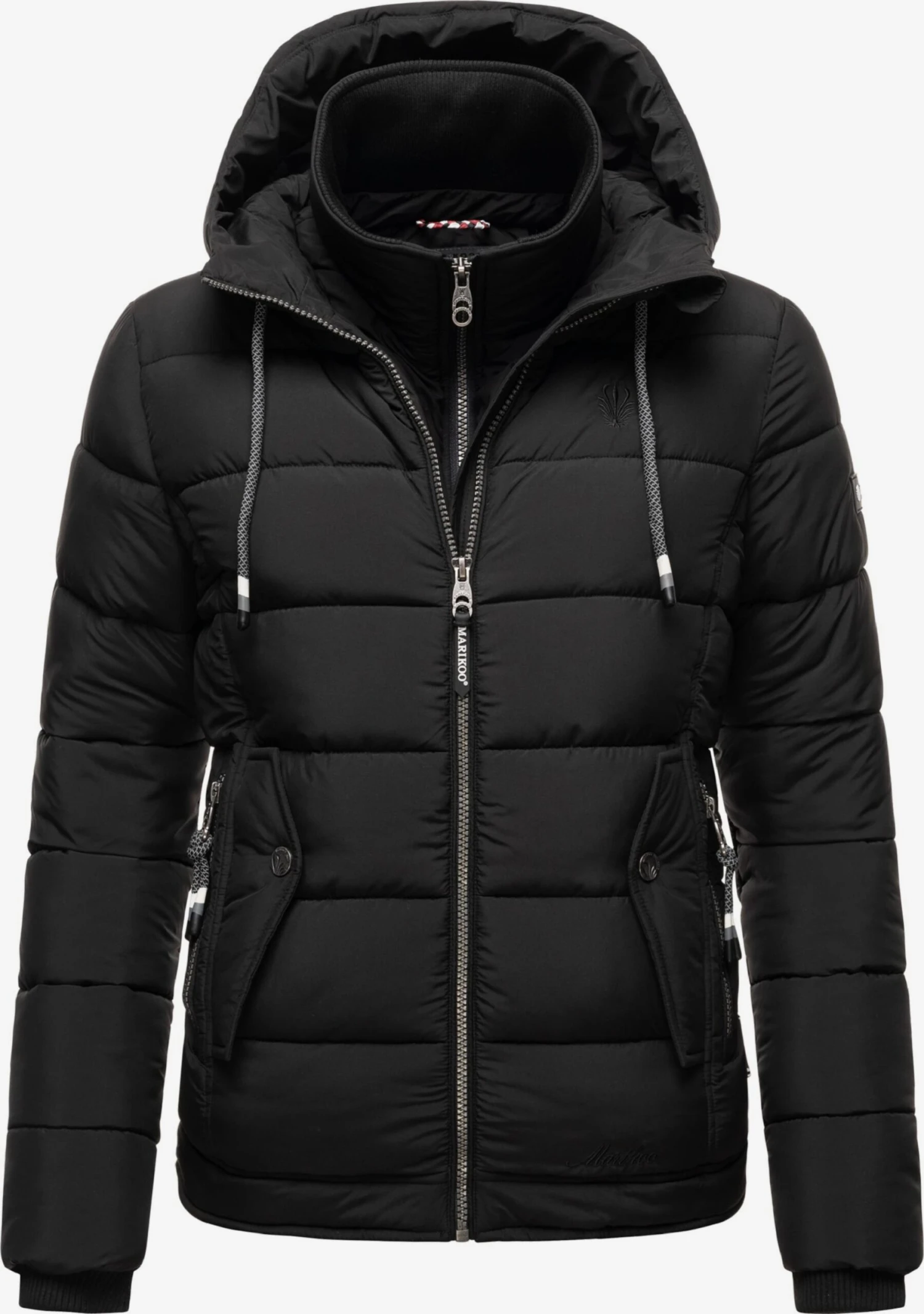 Marikoo Winterjassen Winterjas Taisaa Dames Zwart 3 Marikoo Winterjassen Winterjas Taisaa Dames Zwart