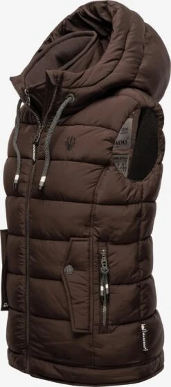 Marikoo Bodywarmers Bodywarmer Taisaa Dames Donkerbruin -Marikoo 3308b073a7de09ff72c3fe96bffe2599