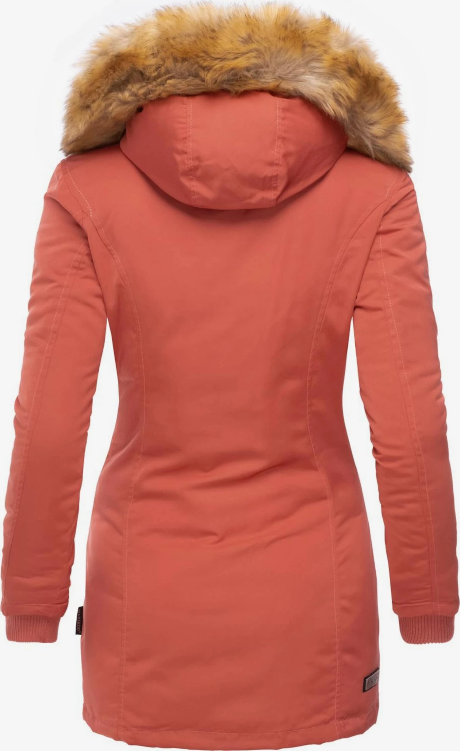 Marikoo Parkas Winterparka Karmaa Dames Zalm Roze 4 Marikoo Parkas Winterparka Karmaa Dames Zalm Roze - Afbeelding 2