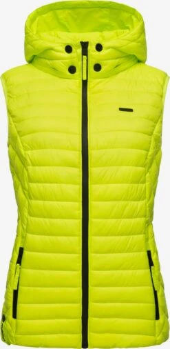 Marikoo Bodywarmers Bodywarmer Dames Limoen -Marikoo 39018458180bfbf23135dc7039c94f14