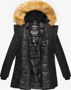 Marikoo Parkas Winterparka Karmaa Dames Zwart -Marikoo 3ecc082544bc5e897d87ff08bec65783