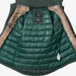 Marikoo Parkas Winterparka Grinsekatze Dames Donkergroen 14 Marikoo Parkas Winterparka Grinsekatze Dames Donkergroen -Marikoo 410e67d6c19e24da5411a4ff885fcfef