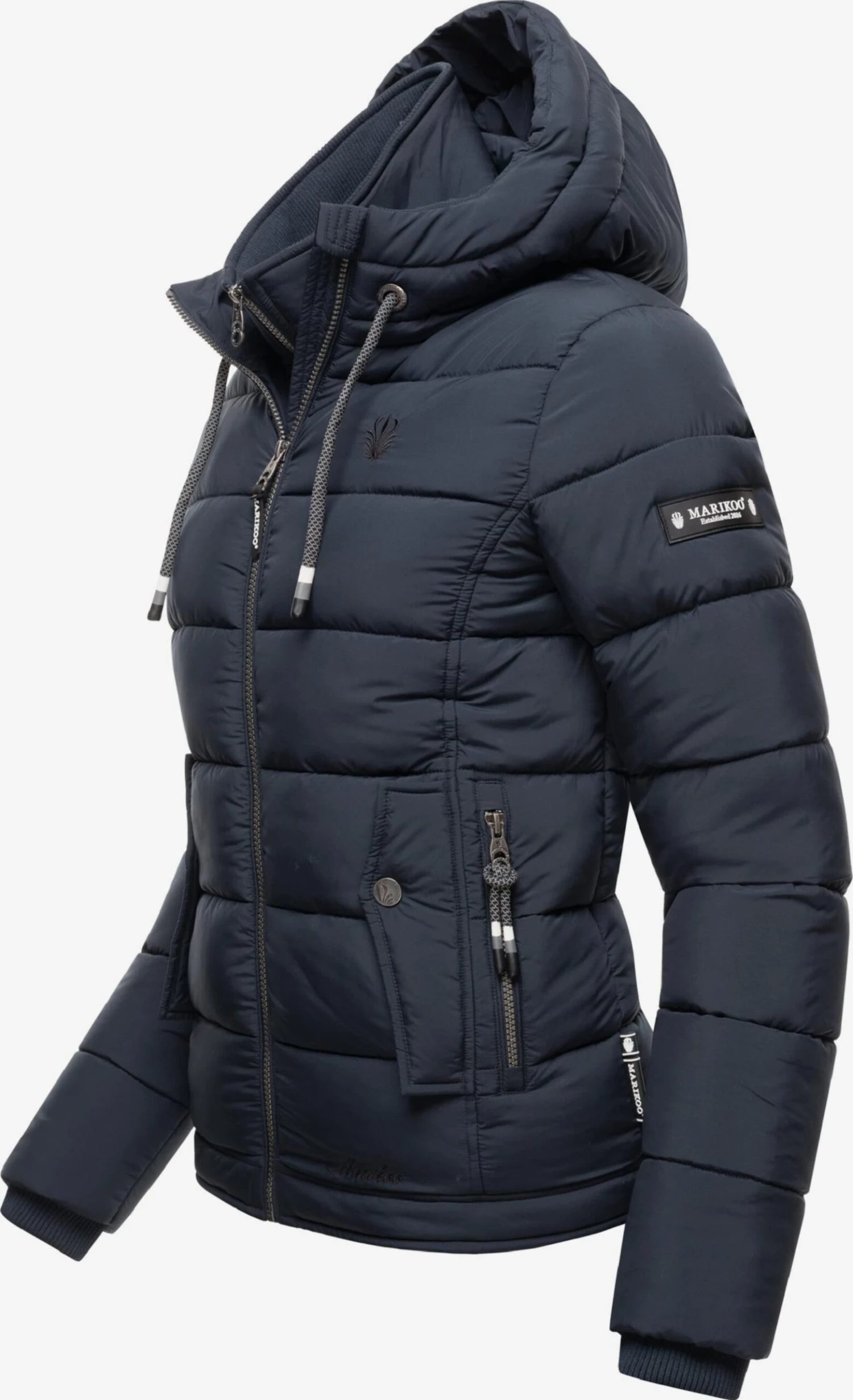 Marikoo Winterjassen Winterjas Taisaa Dames Navy 4 Marikoo Winterjassen Winterjas Taisaa Dames Navy - Afbeelding 2