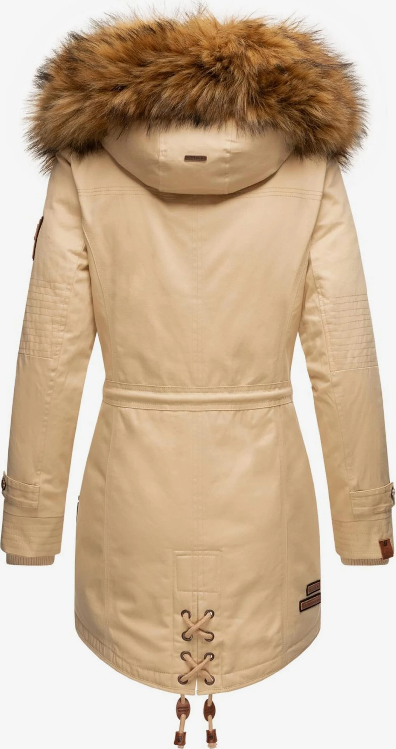 Marikoo Parkas Winterparka La Viva Dames Beige 4 Marikoo Parkas Winterparka La Viva Dames Beige - Afbeelding 2