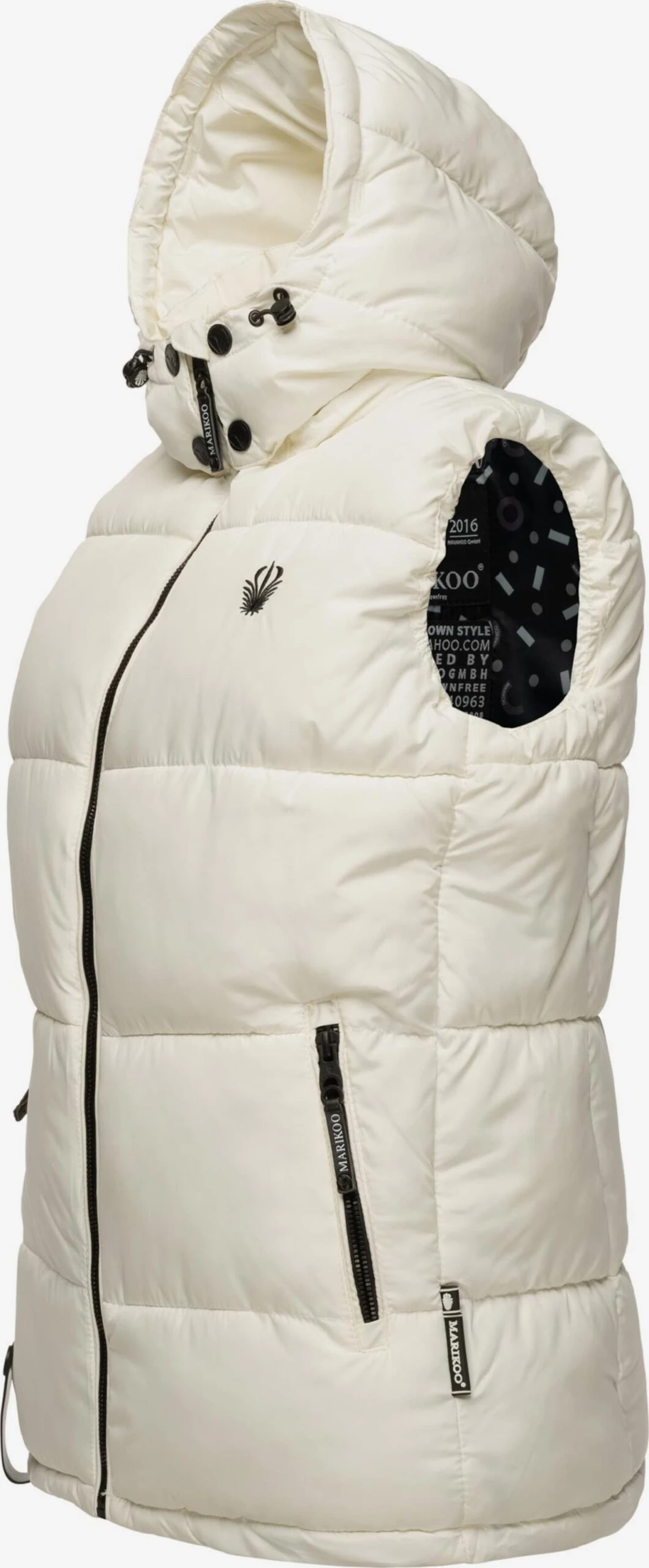 Marikoo Bodywarmers Bodywarmer Eisflöckchen Dames Offwhite