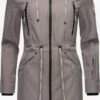 Marikoo Parkas Tussenparka Dames Stone Grey -Marikoo 48067108421fcbc88b622b80841e5ce8