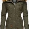 Marikoo Parkas Winterparka Dames Kaki -Marikoo 4895bed4fe13d2d85546248a4caed732