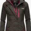 Marikoo Outdoor Jassen Functionele Jas Rabeaa Dames Antraciet -Marikoo 4a8c71aa493f0a953b3b96169a195b98