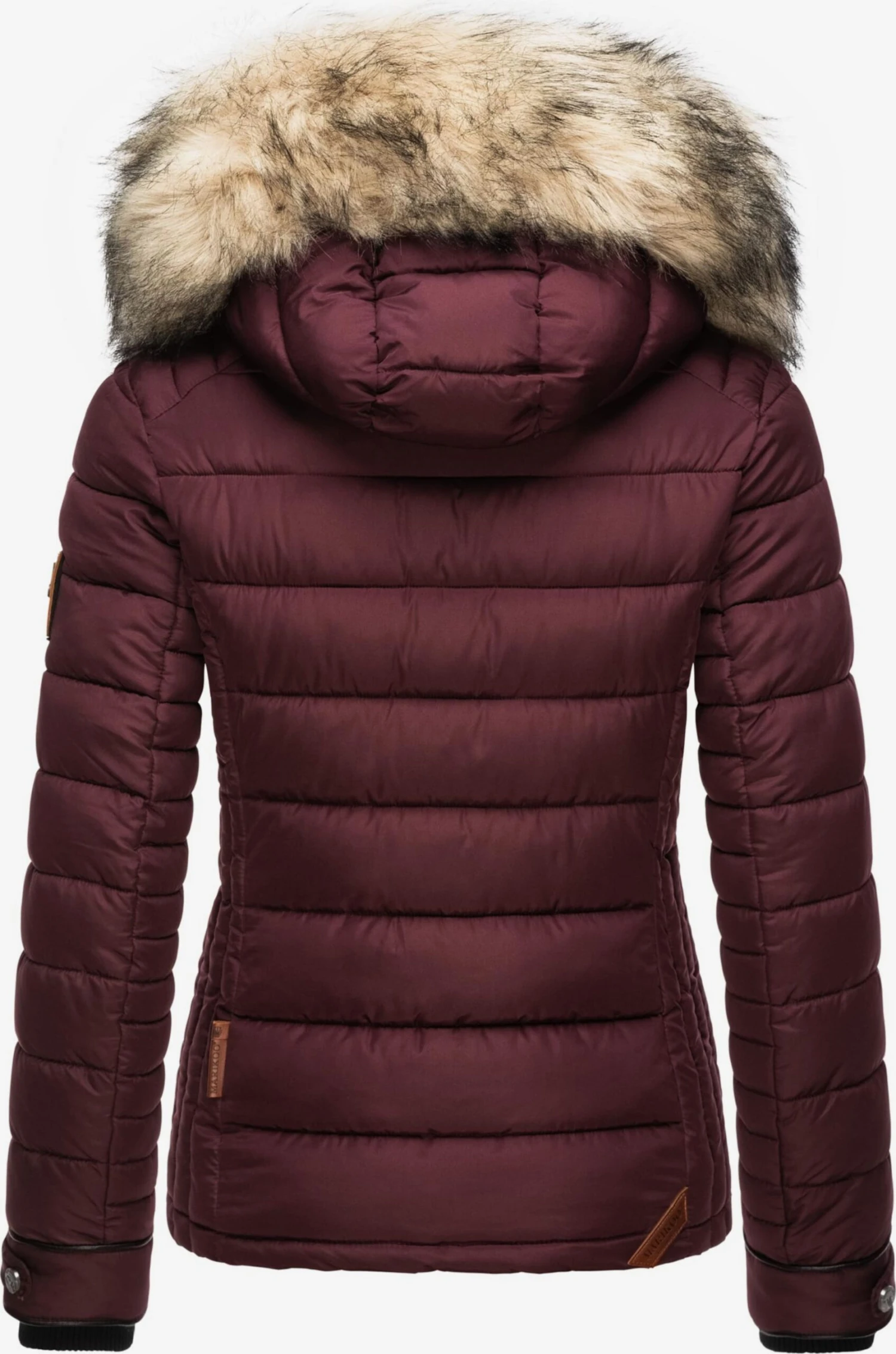 Marikoo Winterjassen Winterjas Lerikaa Dames Bordeaux 5 Marikoo Winterjassen Winterjas Lerikaa Dames Bordeaux - Afbeelding 3