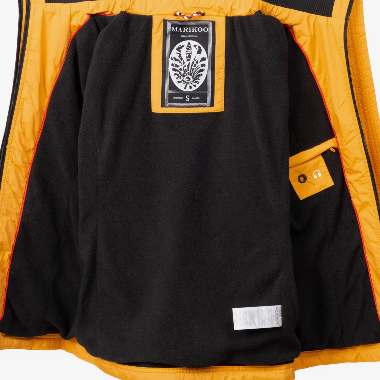 Marikoo Outdoor Jassen Functionele Jas Erdbeere Dames Geel 6 Marikoo Outdoor Jassen Functionele Jas Erdbeere Dames Geel - Afbeelding 4