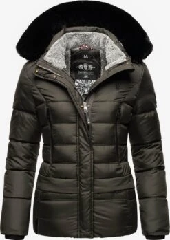 Marikoo Winterjassen Winterjas Loveleen Dames Antraciet