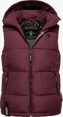 Marikoo Bodywarmers Bodywarmer Eisflöckchen Dames Bordeaux -Marikoo 5df3c3fe92de1adef6f278234097eba7