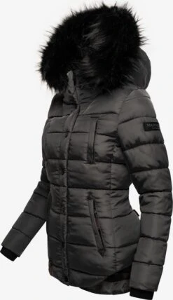 Marikoo Winterjassen Winterjas Lotusblüte Dames Aardetinten -Marikoo 5eb83d2af15416f1cb0b8b9e9a5e91ca