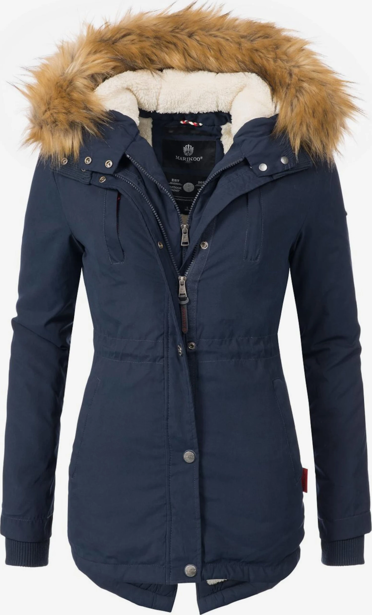 Marikoo Parkas Winterparka Akira Dames Nachtblauw 3 Marikoo Parkas Winterparka Akira Dames Nachtblauw