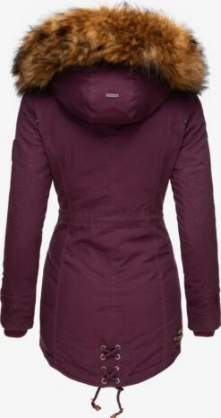 Marikoo Parkas Winterparka Dames Wijnrood -Marikoo 6b3806fde1472c93b4c1b60428b947c7