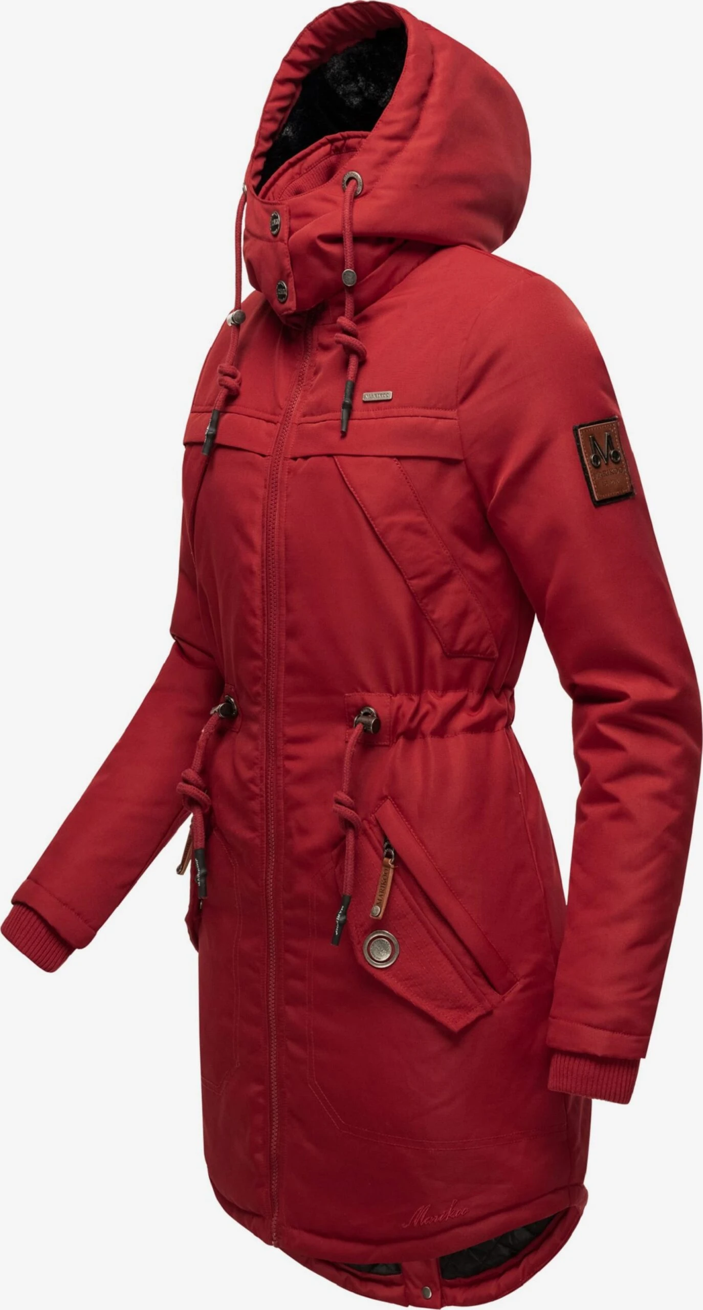 Marikoo Parkas Winterparka Kamii Dames Rood 4 Marikoo Parkas Winterparka Kamii Dames Rood - Afbeelding 2