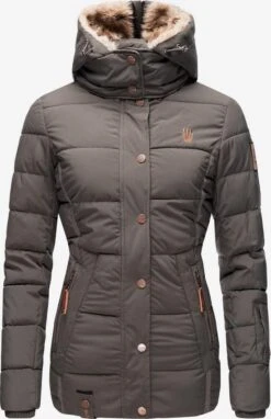 Marikoo Gewatteerde Jassen Winterjas Nekoo Dames Aardetinten -Marikoo 74984f35fcc0f260411f23c8d2b0412c