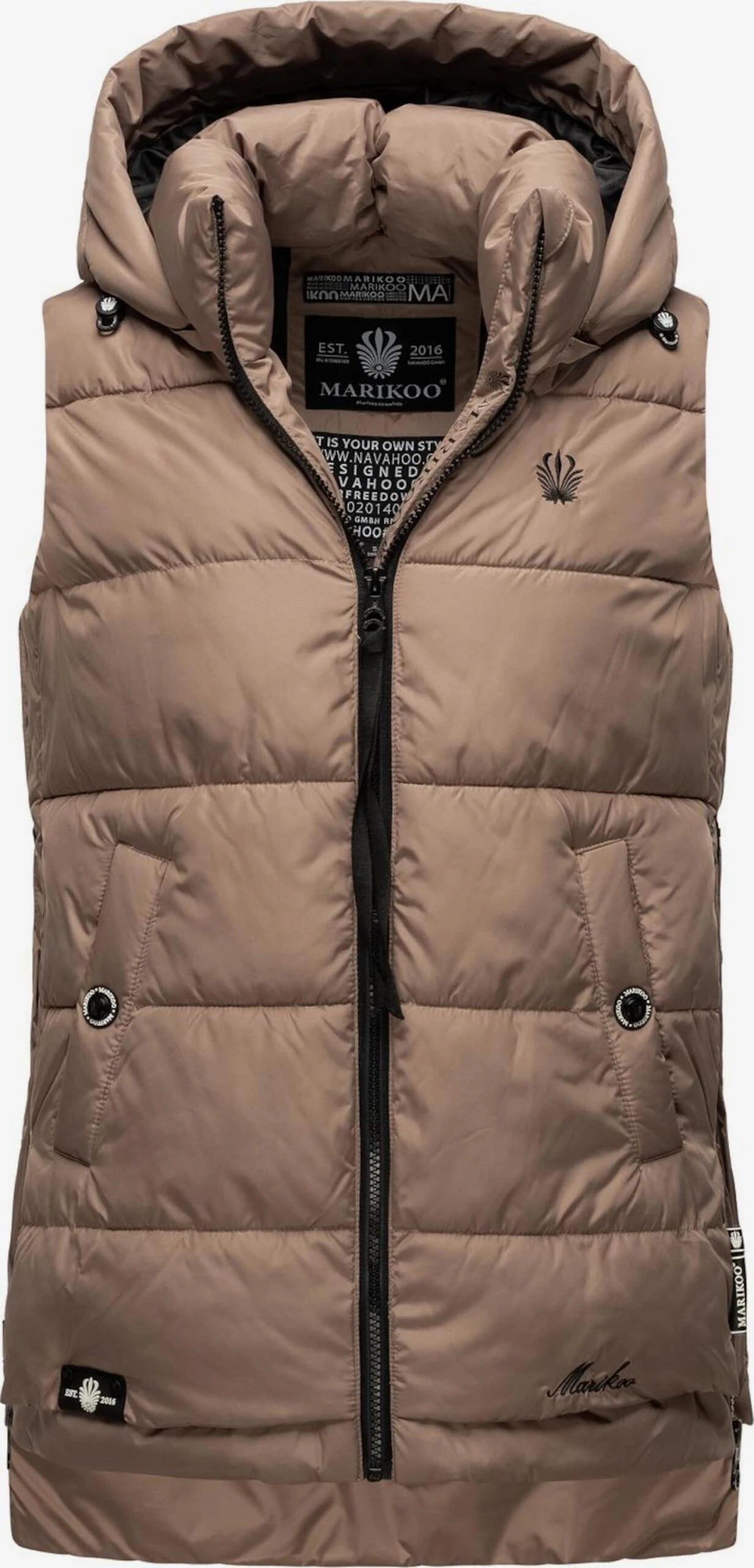 Marikoo Bodywarmers Bodywarmer Zarinaa Dames Bruin