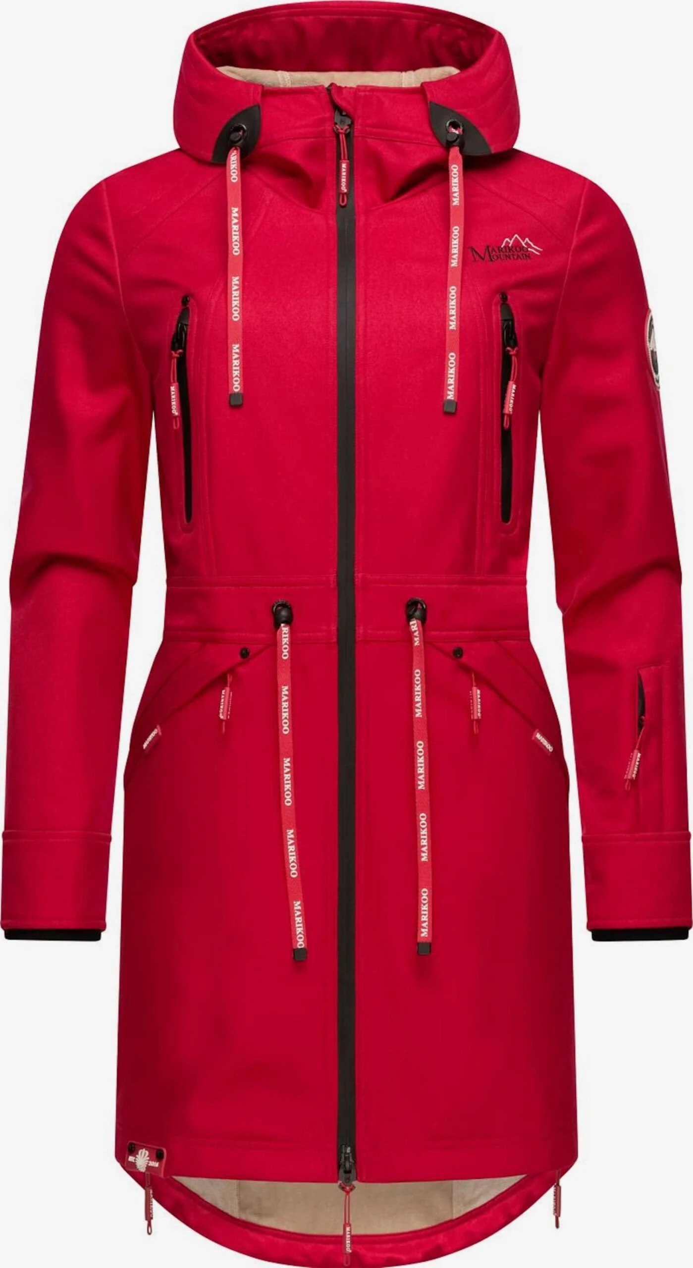 Marikoo Parkas Tussenparka Dames Cranberry 3 Marikoo Parkas Tussenparka Dames Cranberry