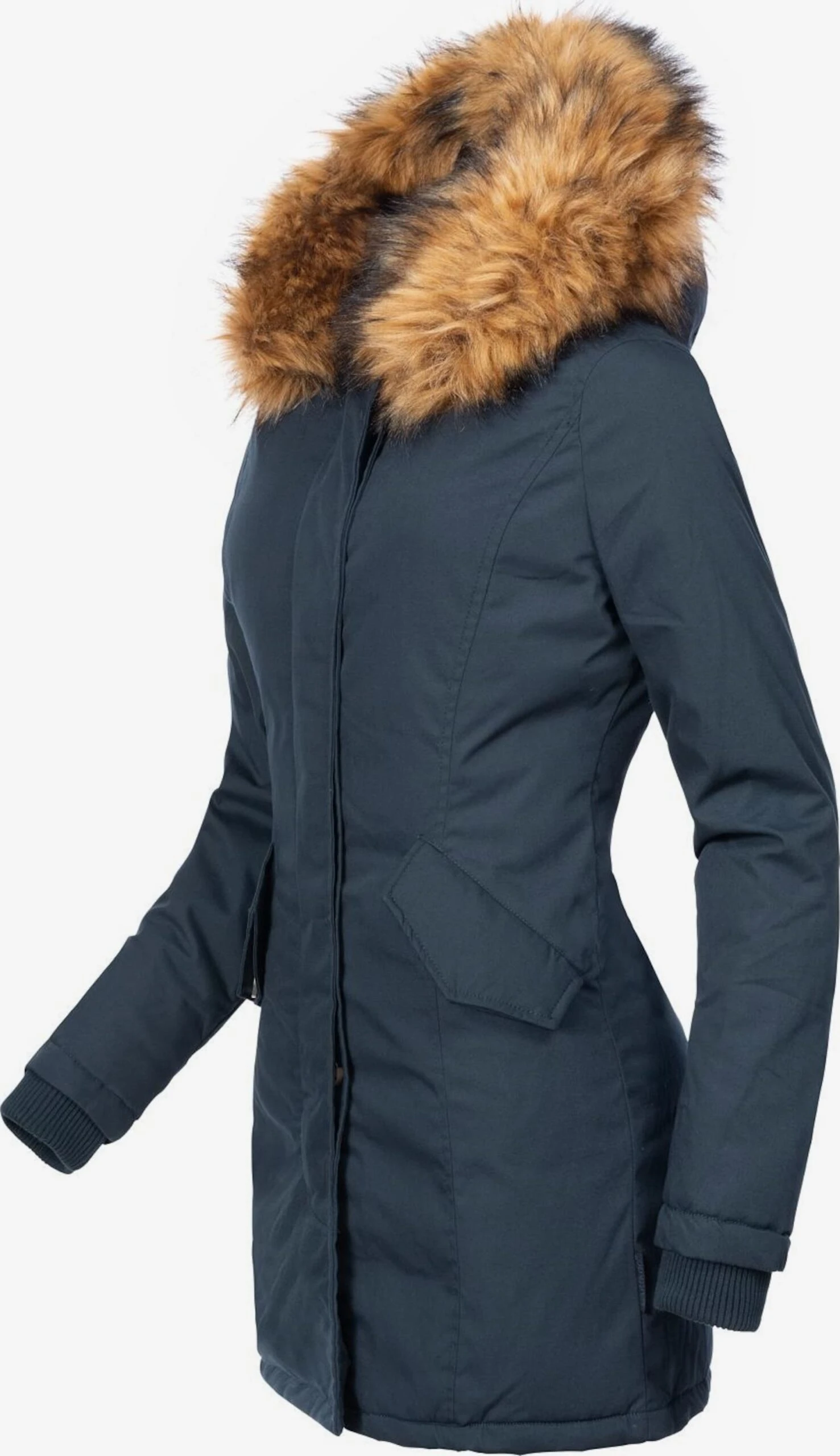 Marikoo Parkas Winterparka Karmaa Dames Donkerblauw 4 Marikoo Parkas Winterparka Karmaa Dames Donkerblauw - Afbeelding 2