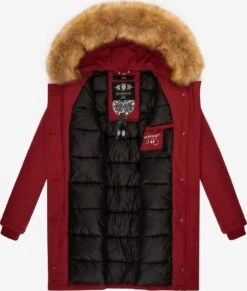 Marikoo Parkas Winterparka Karmaa Dames Rood / Bloedrood -Marikoo 7c7f072a50b0ddbfc7a2e4a6f24110da
