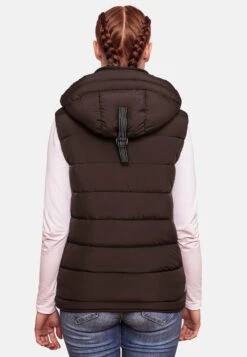 Marikoo Bodywarmers Bodywarmer Taisaa Dames Donkerbruin -Marikoo 7d3ce354e64fbcc6426040eb20944db0
