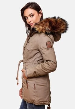 Marikoo Parkas Winterparka La Viva Dames Lichtbeige -Marikoo 8572d56299fe53be3ceac524f7dda4f1