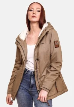 Marikoo Winterjassen Winterjas Bikoo Dames Lichtbruin -Marikoo 8840715e29dd95eecf34eb5745412a65