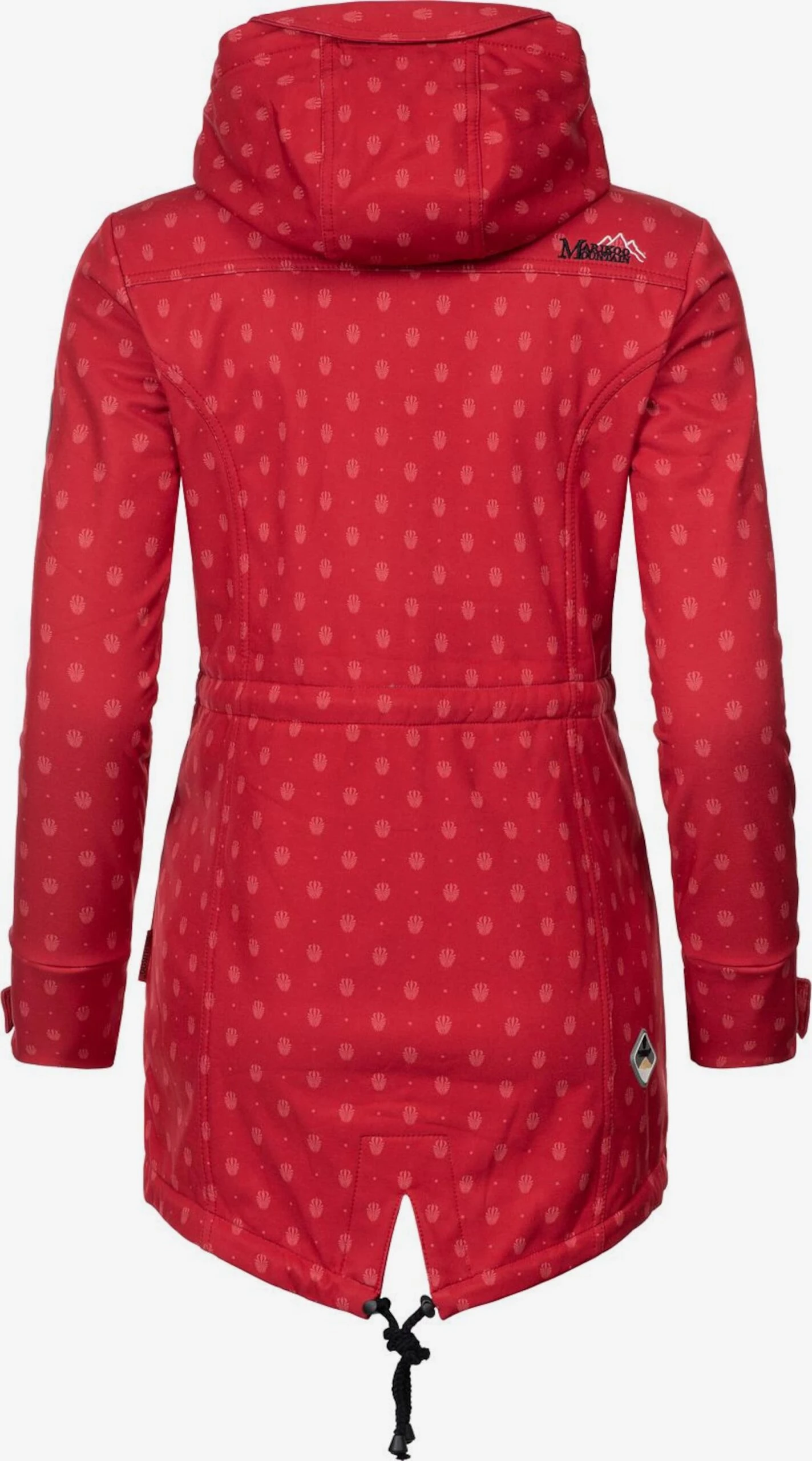 Marikoo Regenmantels Functionele Mantel Zimtzicke Dames Rood 4 Marikoo Regenmantels Functionele Mantel Zimtzicke Dames Rood - Afbeelding 2