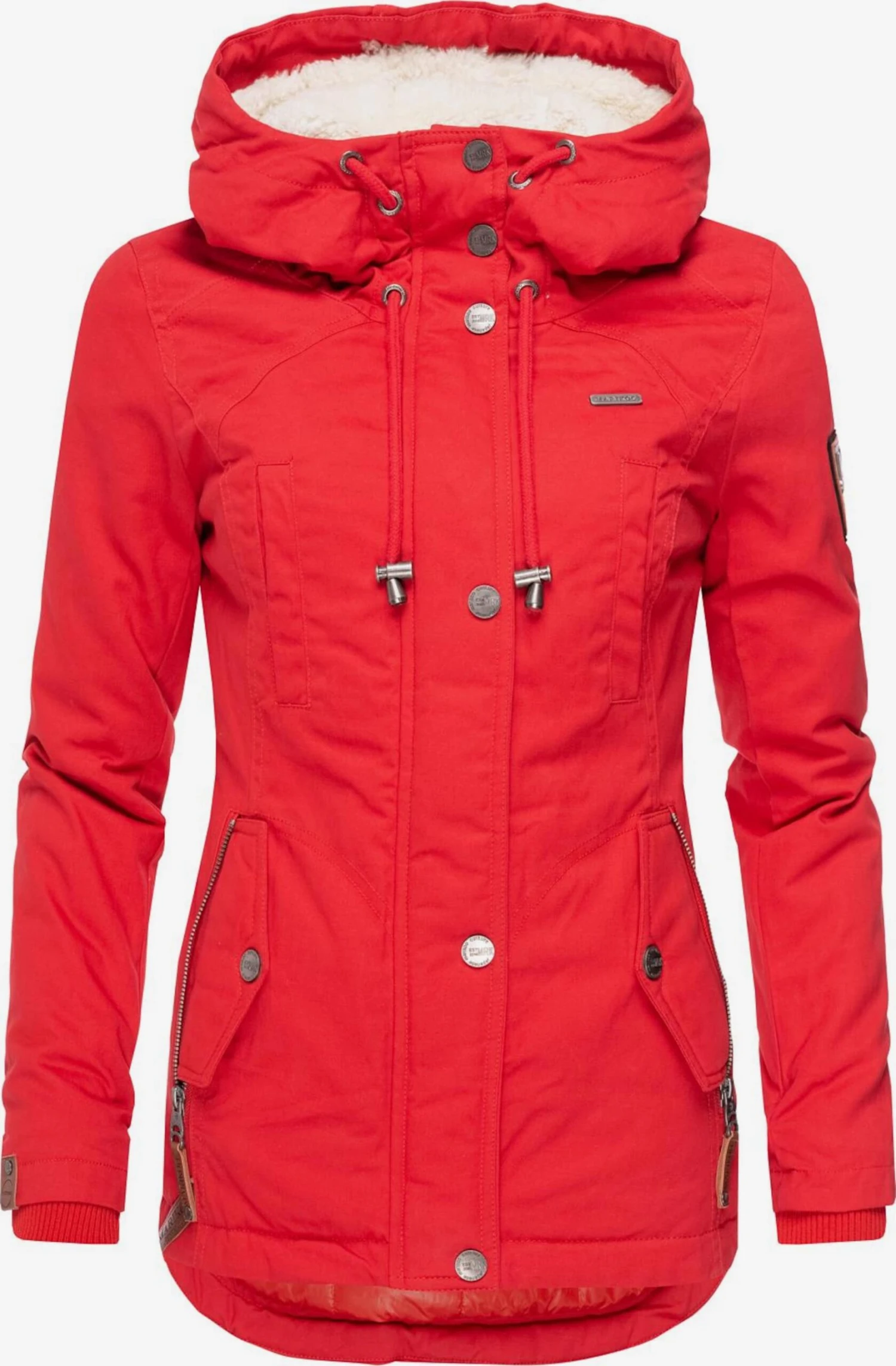 Marikoo Winterjassen Winterjas Bikoo Dames Rood 3 Marikoo Winterjassen Winterjas Bikoo Dames Rood