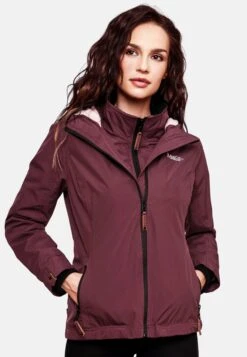 Marikoo Outdoor Jassen Functionele Jas Erdbeere Dames Wijnrood 15 Marikoo Outdoor Jassen Functionele Jas Erdbeere Dames Wijnrood -Marikoo 8dab0da81ffe5dcc6f79ac47b53e981c